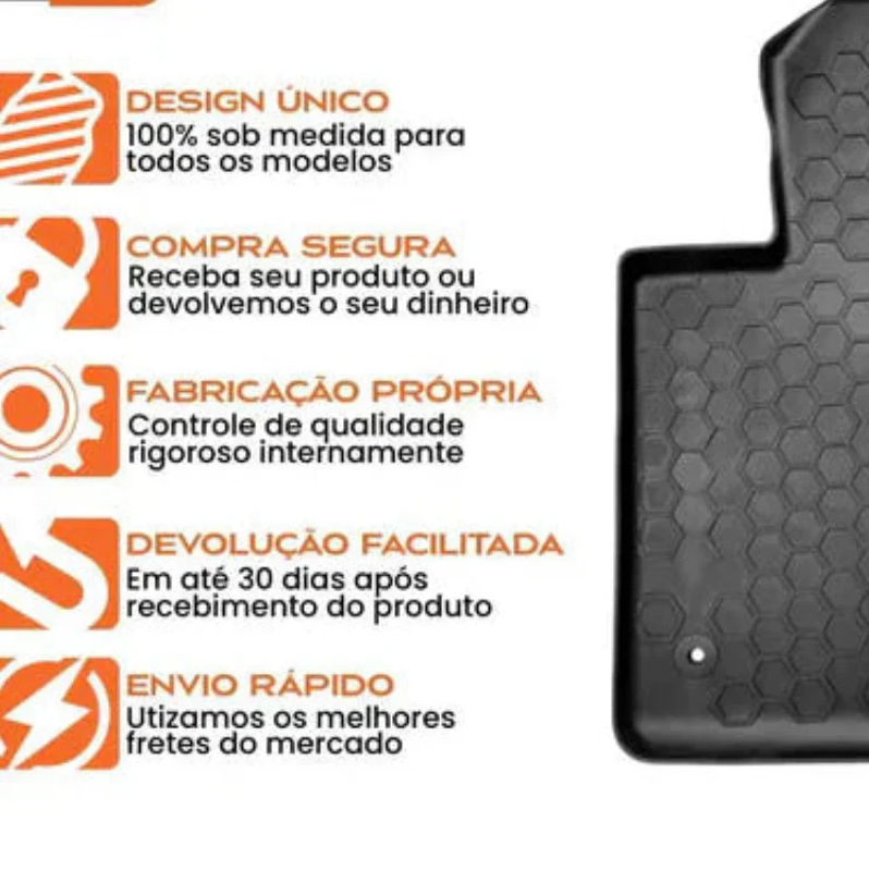 Diferenciais WM Tapetes - design unico, compra segura, envio rapido